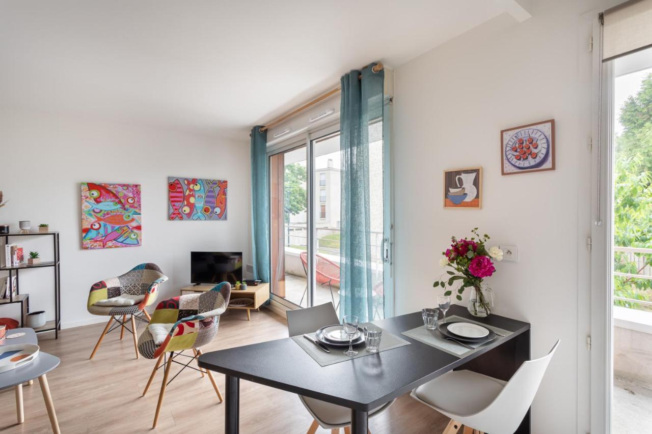 Appartement Bahibe - Balcon Et Parking Au Calme Proche Gare à Rennes Extérieur photo