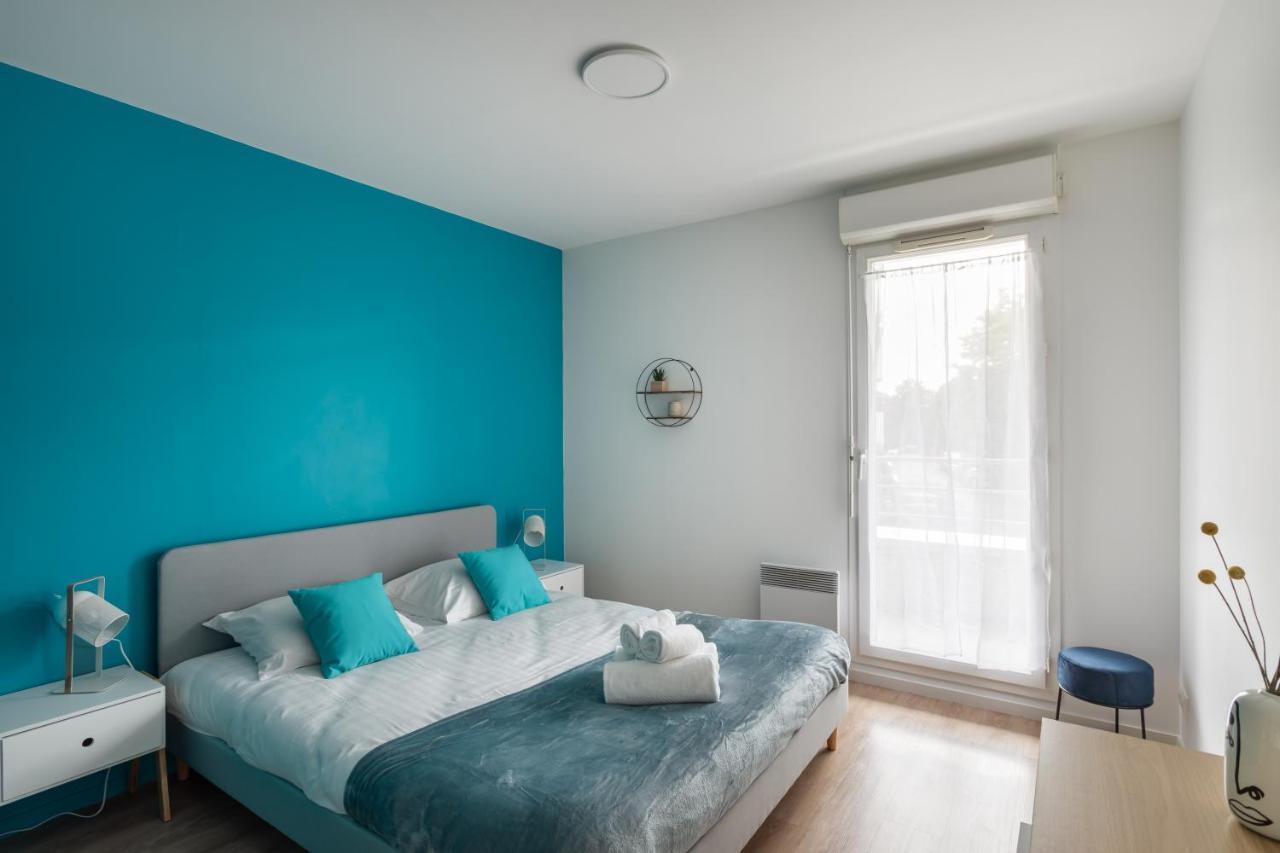 Appartement Bahibe - Balcon Et Parking Au Calme Proche Gare à Rennes Extérieur photo